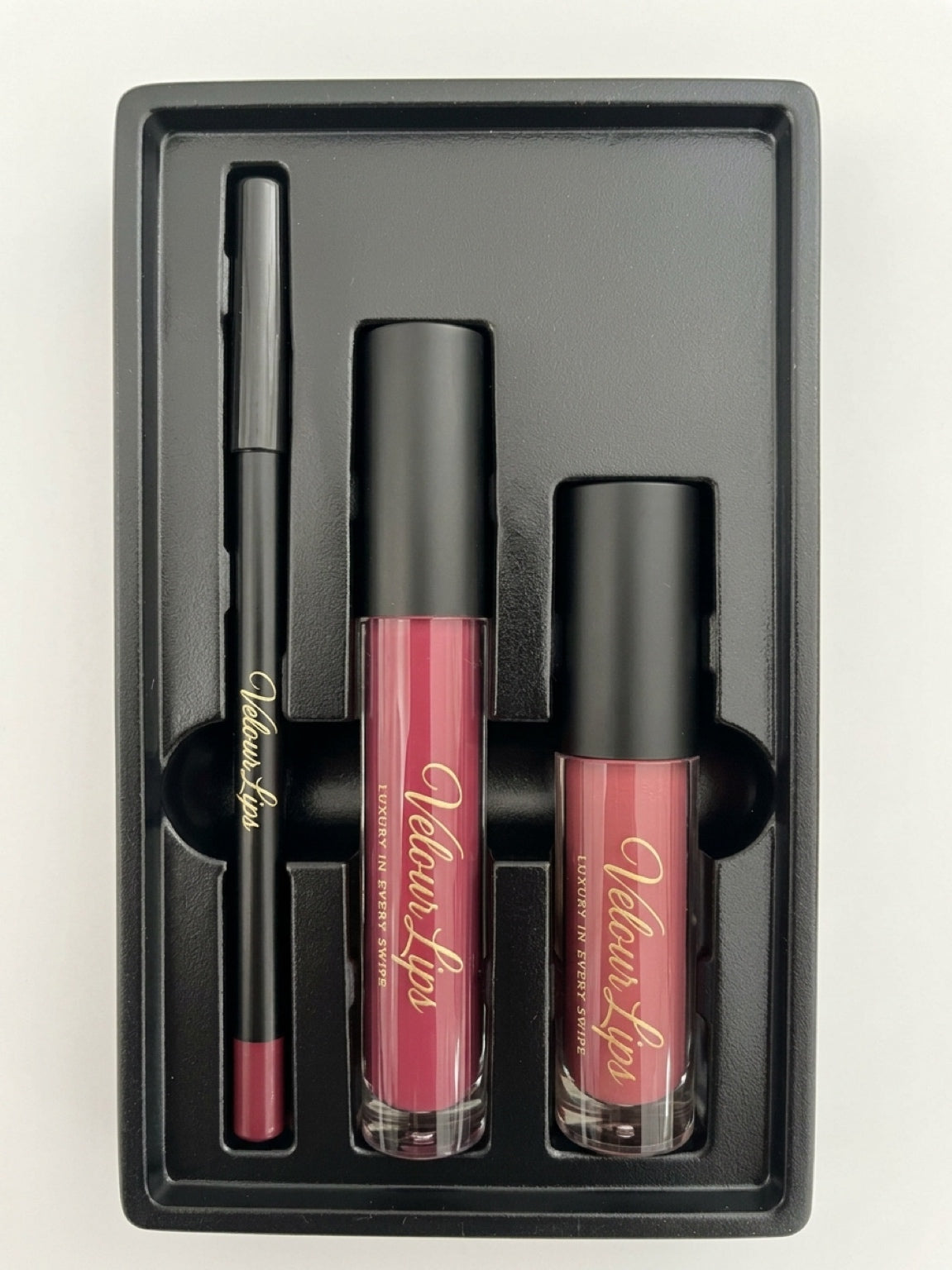 Ruby Luxe -Trio Collection Lipgloss+Lipstick